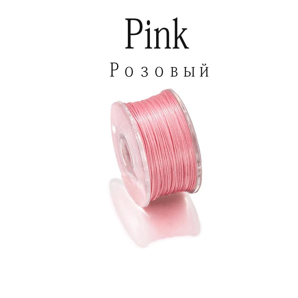 50Yards Nylon Bead Thread Nonelastic Beading Threads Seed Beads Cord Thread for DIY Bracelets Necklace Jewelry Making Supplies