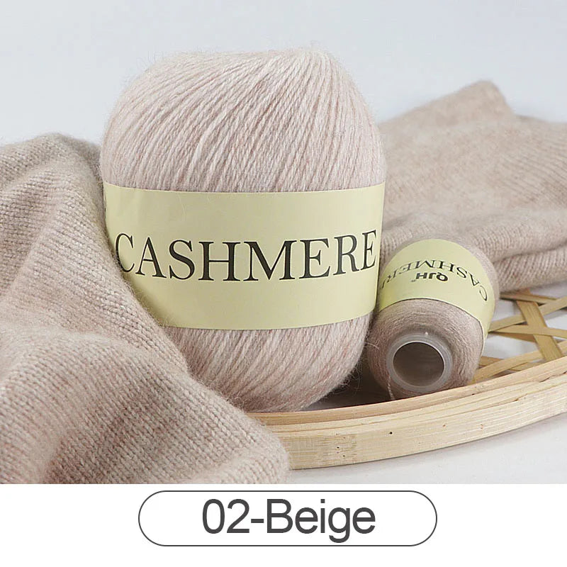 Ladies Cashmere Yarn Anti Pilling Soft Hand Knit Wool Balls