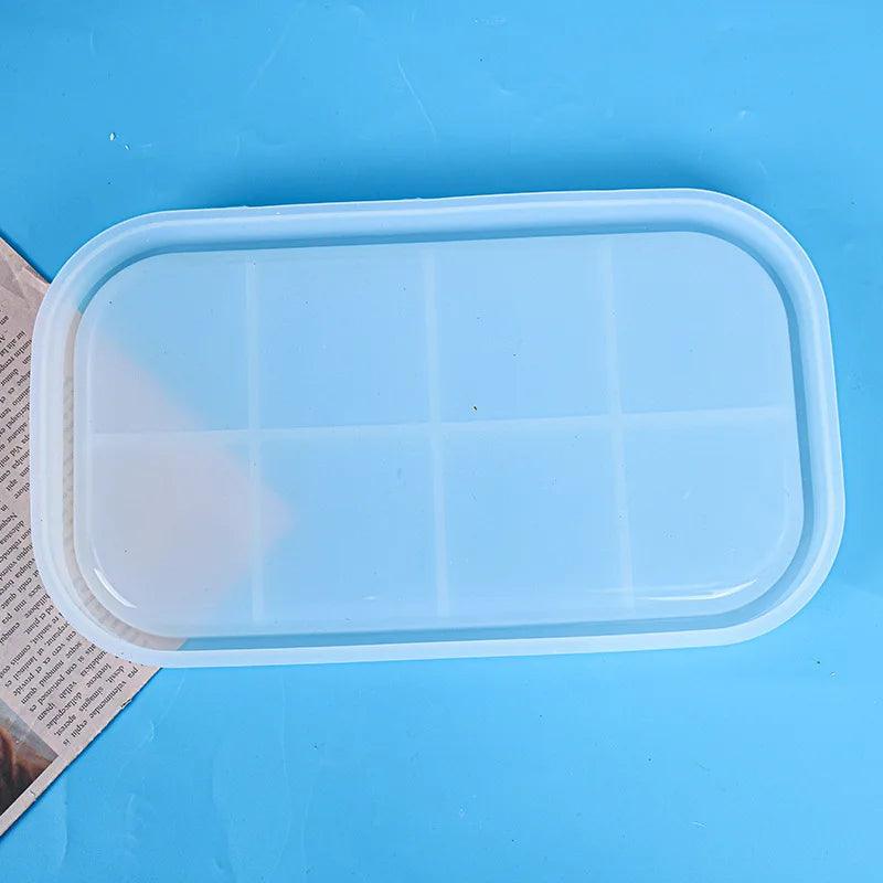 Oval Tray Epoxy Resin Mold Dish Plate Serving Board Casting Silicone Mould DIY Crafts Jewelry Holder Making Tool