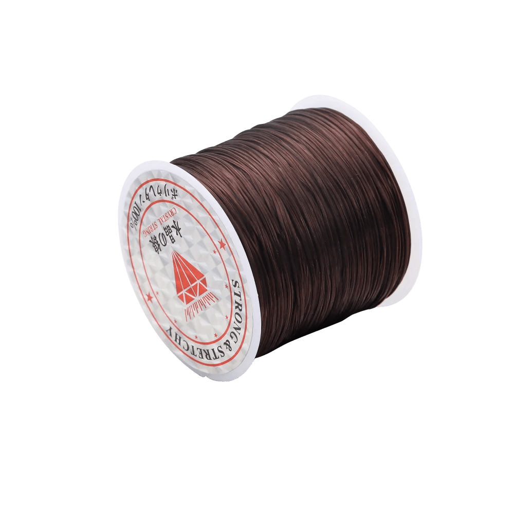 10/40M 1mm Elastic Thread Round Crystal Line Nylon Rubber Stretchy Cord Elastic Rope For DIY Jewelry Making Beading Bracelet