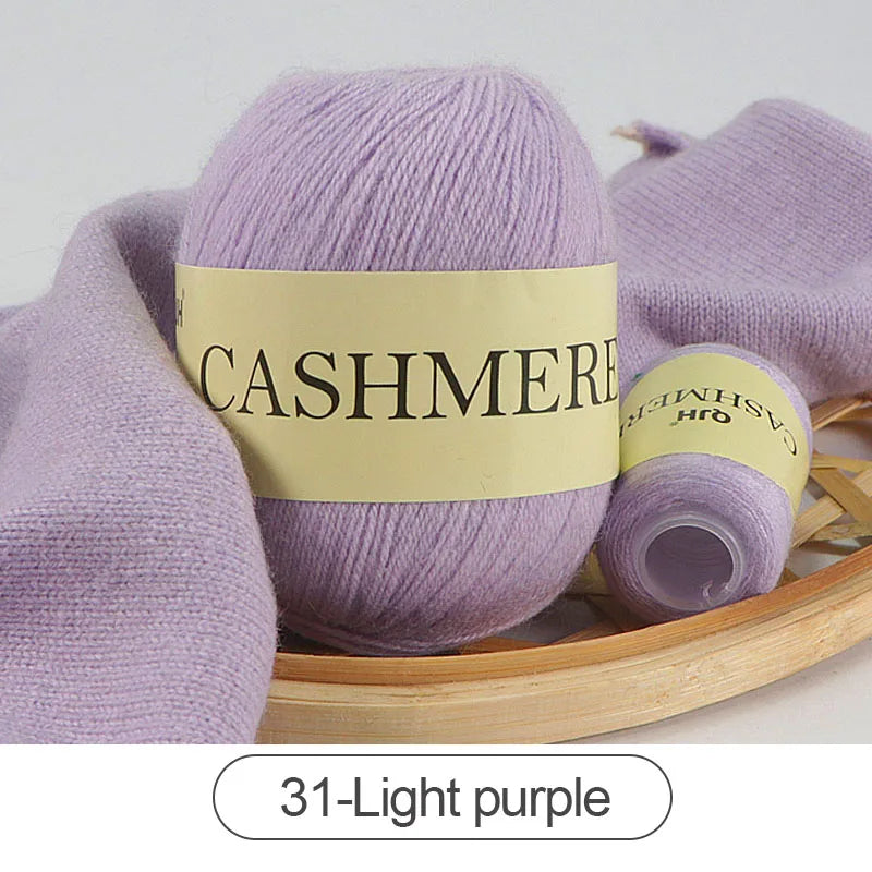 Ladies Cashmere Yarn Anti Pilling Soft Hand Knit Wool Balls