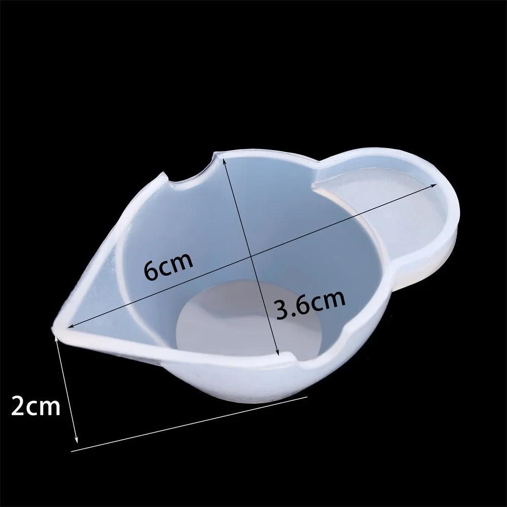 5pcs 10ml Reusable Resin Art Mixing Measuring Cups Silicone Stir Stick Spoon UV Epoxy Resin Jewelry Making Tools Accessories