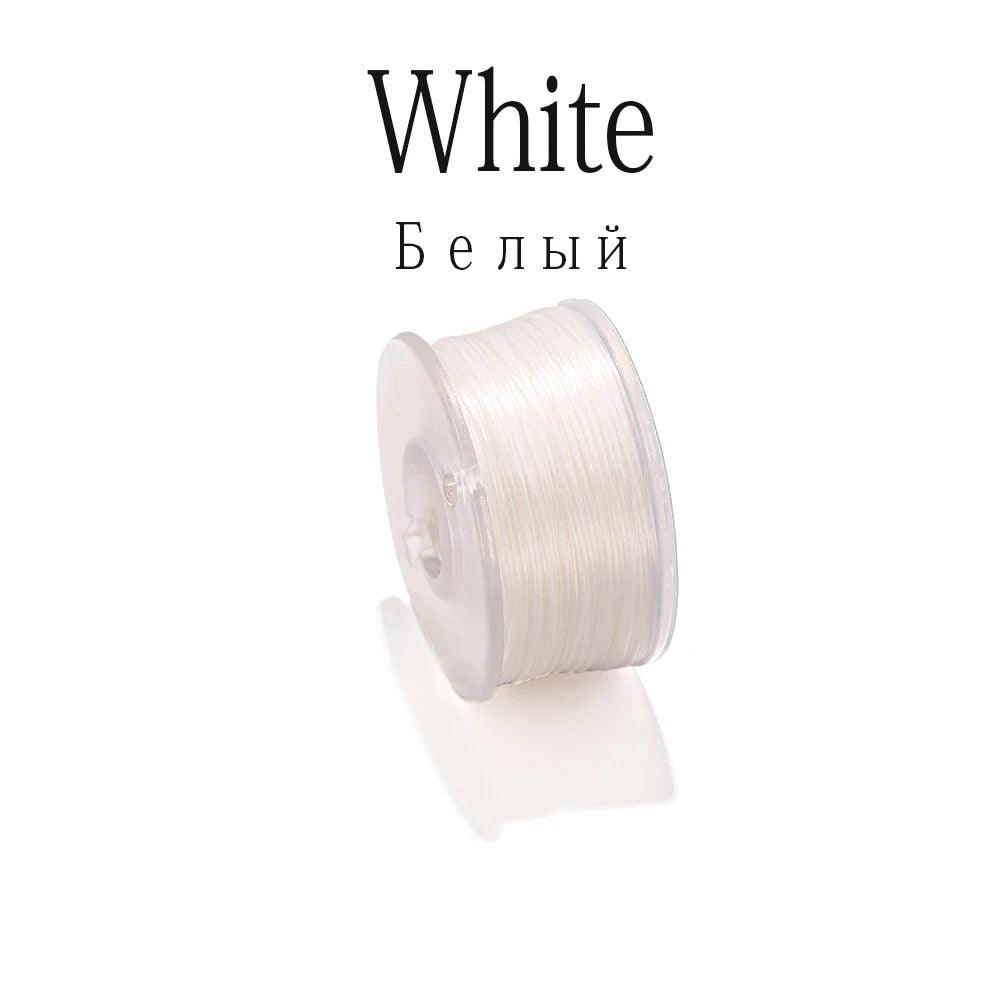 50Yards Nylon Bead Thread Nonelastic Beading Threads Seed Beads Cord Thread for DIY Bracelets Necklace Jewelry Making Supplies