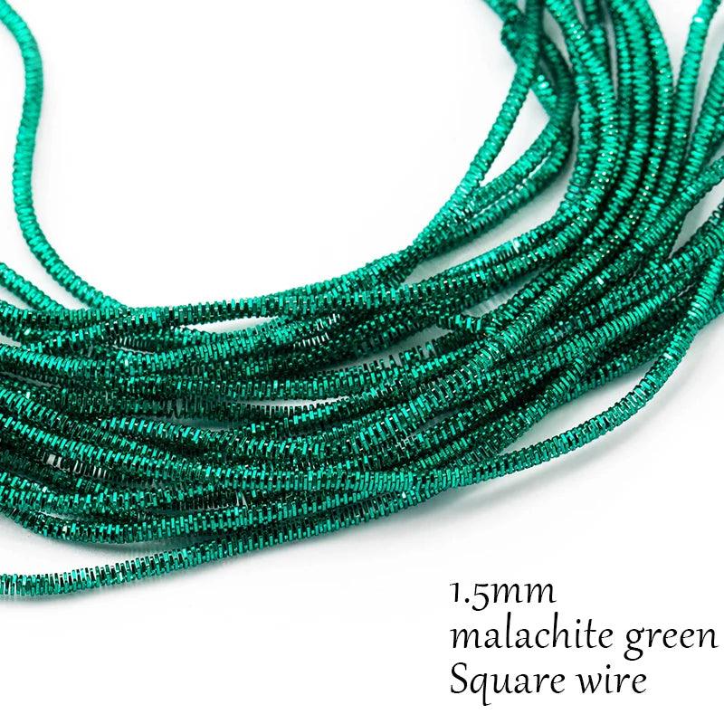 French Bullion Wire French Coil  Embroidery Silk Thread Sewing DIY Accessories Jewelry Making Embroidery Metalic Purl Wire
