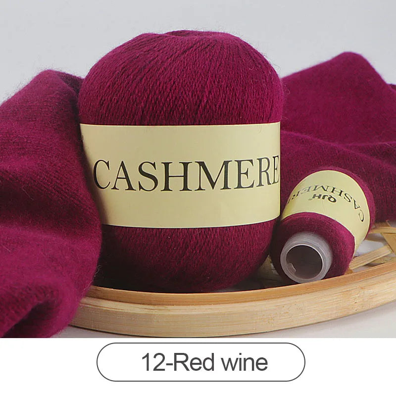 Ladies Cashmere Yarn Anti Pilling Soft Hand Knit Wool Balls