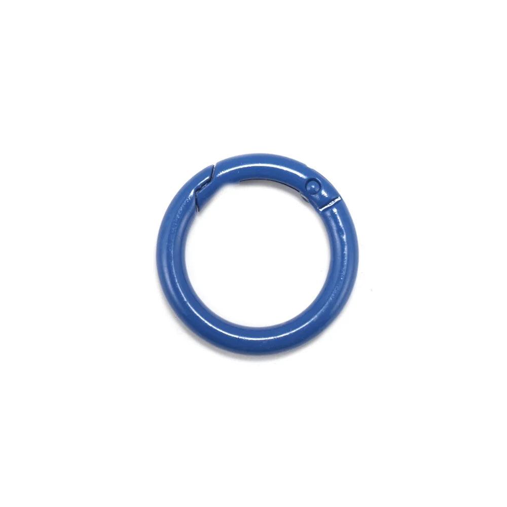 5Pcs/Lot  Metal Gate O Spring Clasps Openable Round Carabiner Keychain Bag Clips Hook Connector For DIY Buckles Jewelry Making