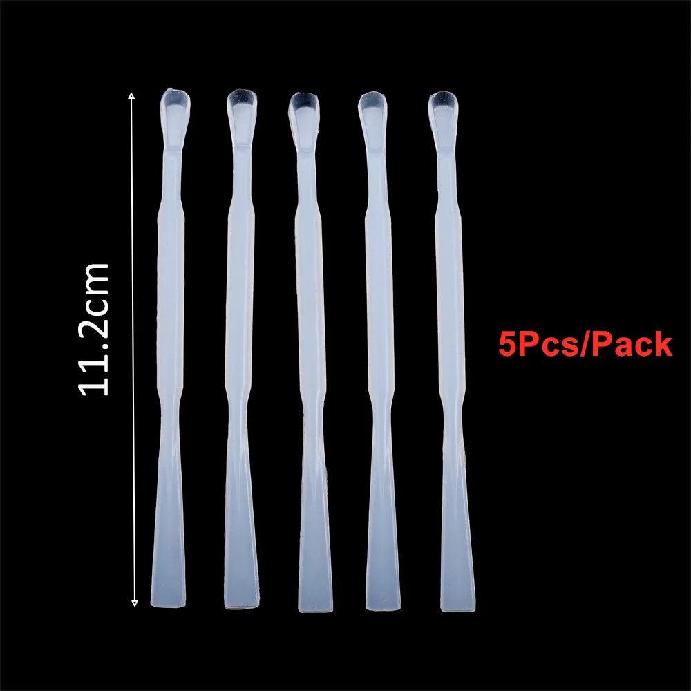 5pcs 10ml Reusable Resin Art Mixing Measuring Cups Silicone Stir Stick Spoon UV Epoxy Resin Jewelry Making Tools Accessories