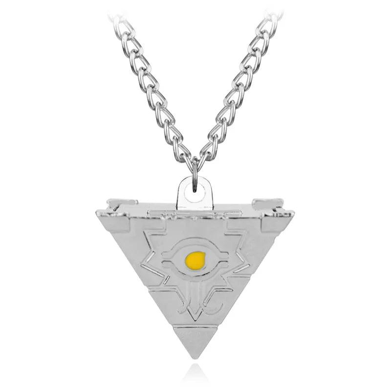Game Yu-Gi-Oh! Necklaces Yugioh 3D Millennium Puzzle Eye Pendant Eye Of Horus Kolye Collares Men Women Cosplay Jewelry Gift