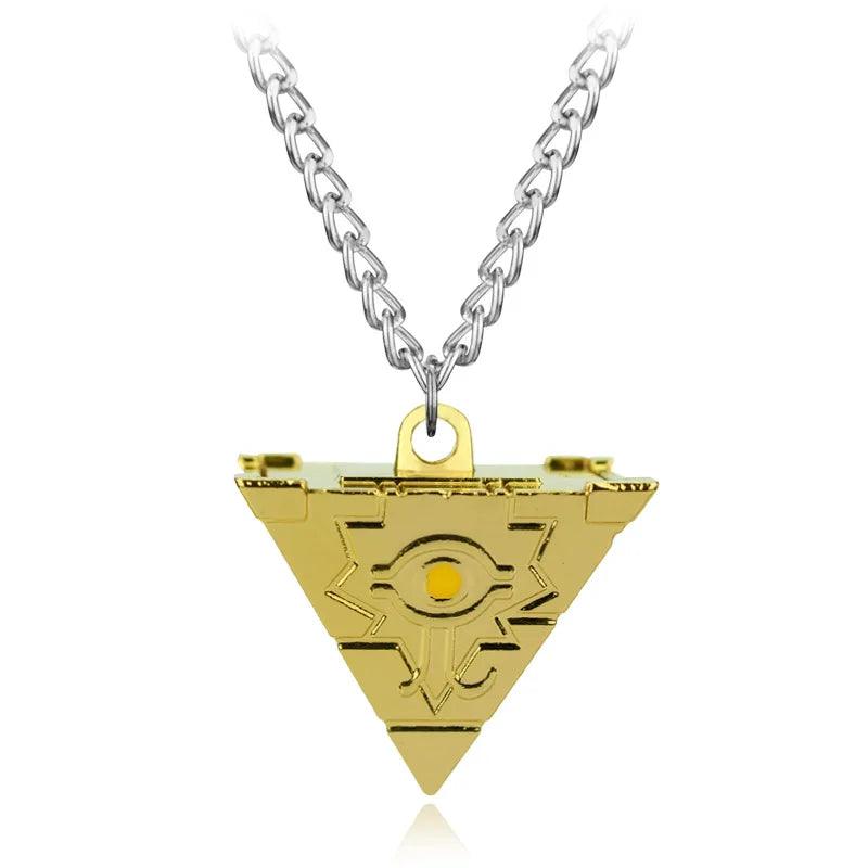 Game Yu-Gi-Oh! Necklaces Yugioh 3D Millennium Puzzle Eye Pendant Eye Of Horus Kolye Collares Men Women Cosplay Jewelry Gift