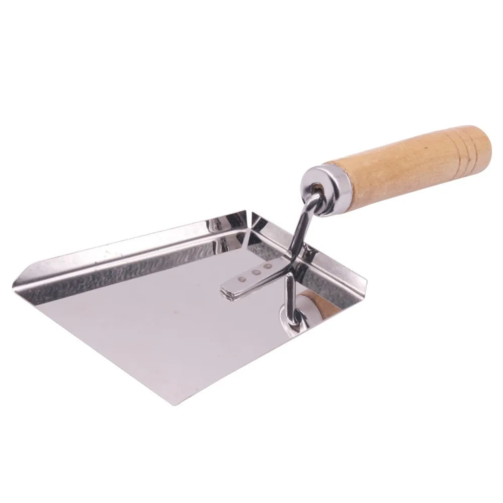 1 Pcs Beehive Shovel Beeswax Scoop Pollen Spatula Stainless Steel Cleaner Shovel Cutting Honey Shovel Beekeeping Tools Wooden