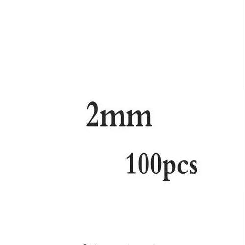 2-5MM 925 Sterling Silver Round Beads Spacer Beads Jewelry Findings Accessories Silver Bead for Bracelet&Necklace Jewelry Making