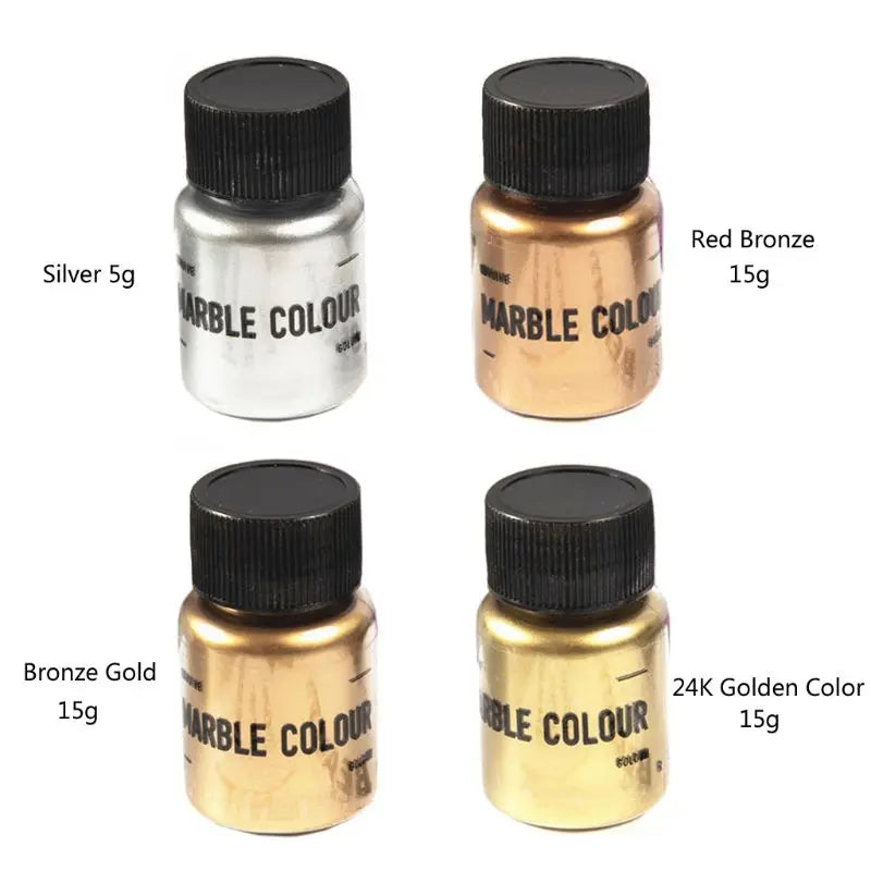 15g Shimmer Metallic Gold Silver Color Pigment Pearlescent Colorant Pearl Pigment Dye UV Resin Epoxy Colour Jewelry Making