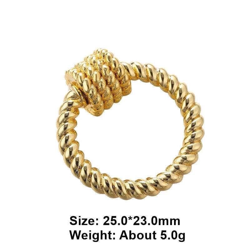Juya DIY Pendant Carabiner Screw Lock Clasps Supplies For Handmade Women Men Punk Charms Mesh Chains Jewelry Making Accessories
