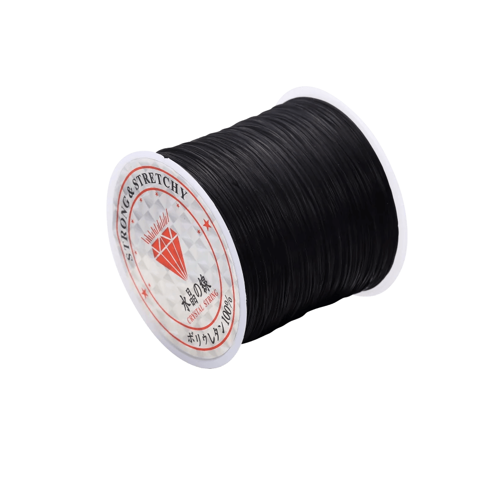 10/40M 1mm Elastic Thread Round Crystal Line Nylon Rubber Stretchy Cord Elastic Rope For DIY Jewelry Making Beading Bracelet