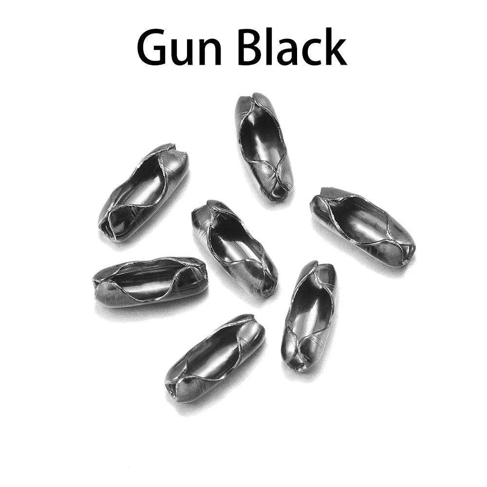 200pcs/lot Diameter 1.5/2/2.4/3.2 mm Ball Chain Connectors Clasps Connectors For DIY Jewelry Findings Making Supplie