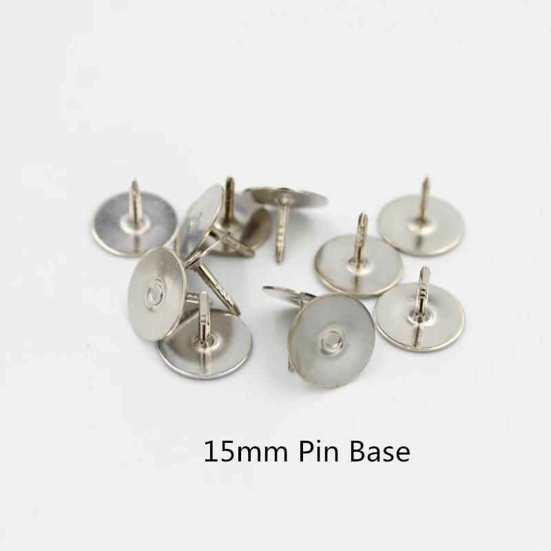 50pcs Rubber Brooch Button Clasps Pin Back Clutch Care Cap Nail Tie Back Stoppers Squeeze Badge Holder Jewelry Accessories