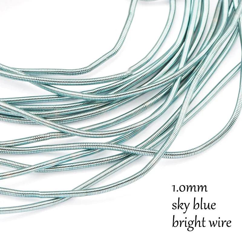 French Bullion Wire French Coil  Embroidery Silk Thread Sewing DIY Accessories Jewelry Making Embroidery Metalic Purl Wire