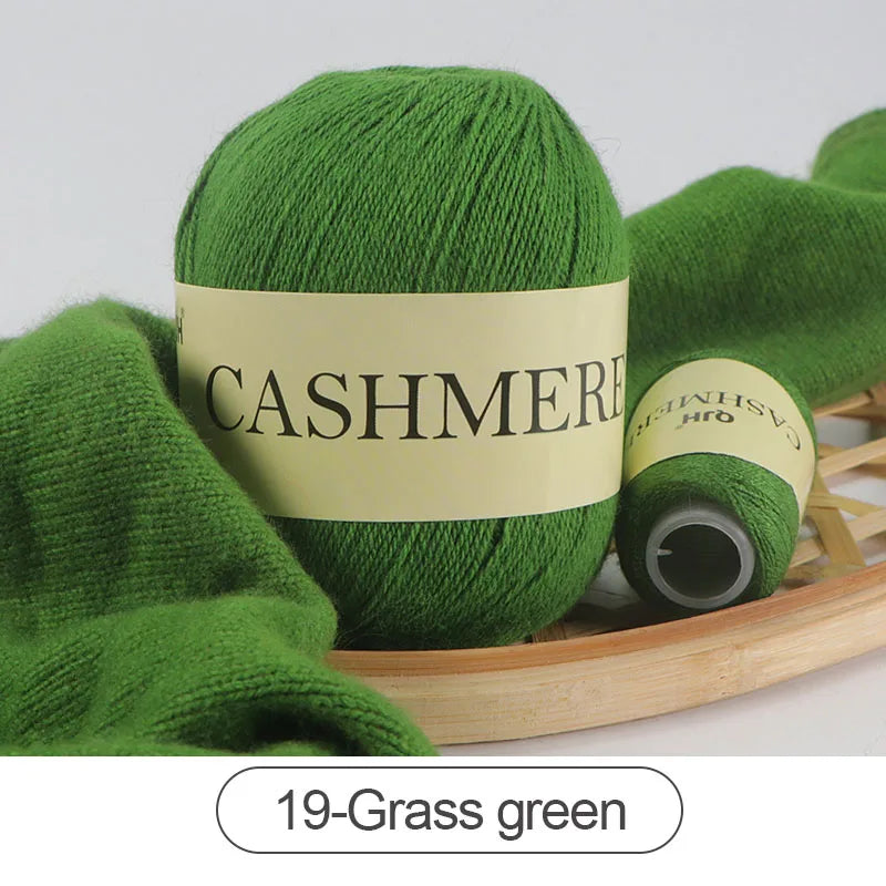 Ladies Cashmere Yarn Anti Pilling Soft Hand Knit Wool Balls