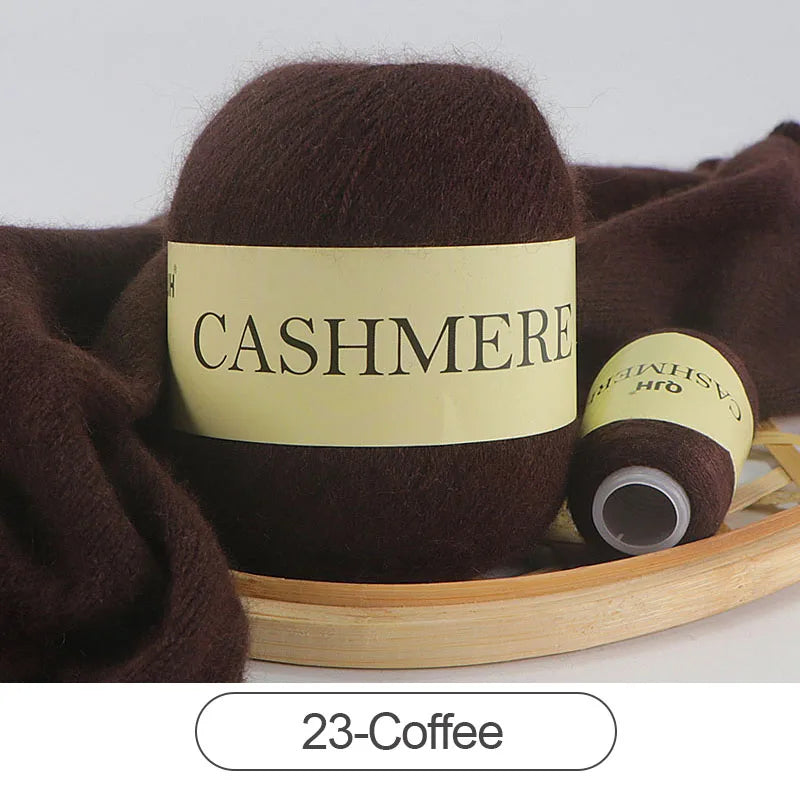Ladies Cashmere Yarn Anti Pilling Soft Hand Knit Wool Balls