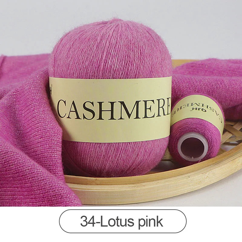 Ladies Cashmere Yarn Anti Pilling Soft Hand Knit Wool Balls
