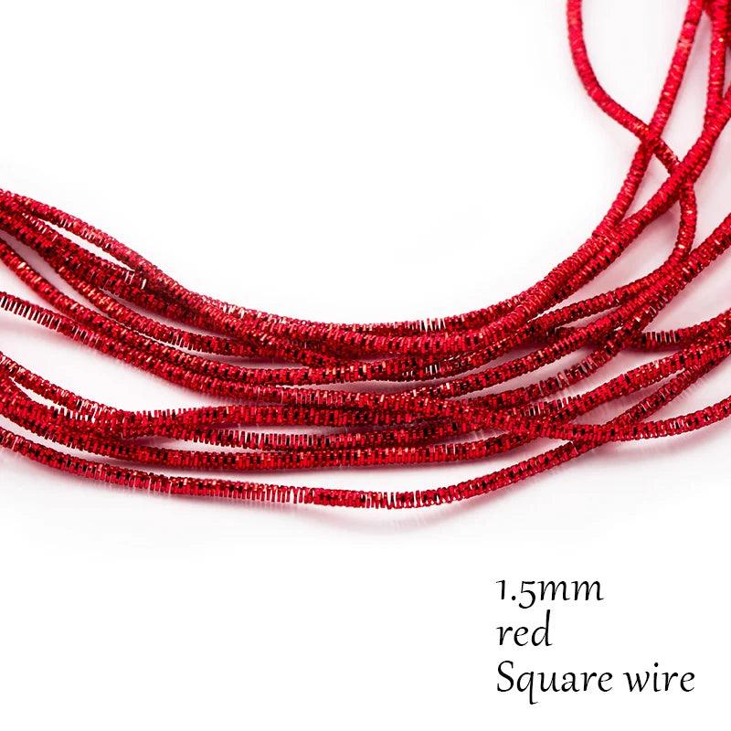 French Bullion Wire French Coil  Embroidery Silk Thread Sewing DIY Accessories Jewelry Making Embroidery Metalic Purl Wire