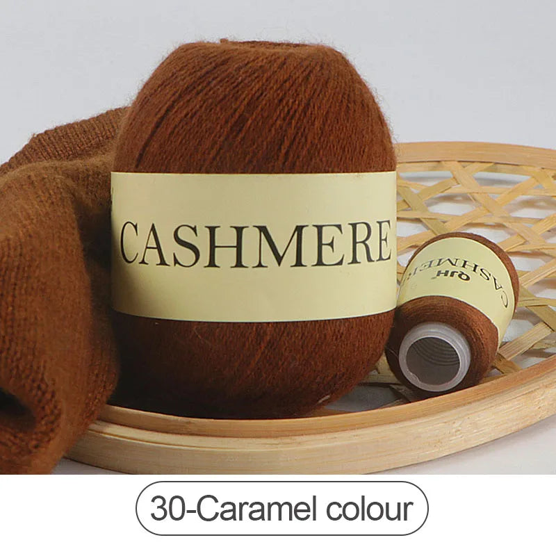 Ladies Cashmere Yarn Anti Pilling Soft Hand Knit Wool Balls