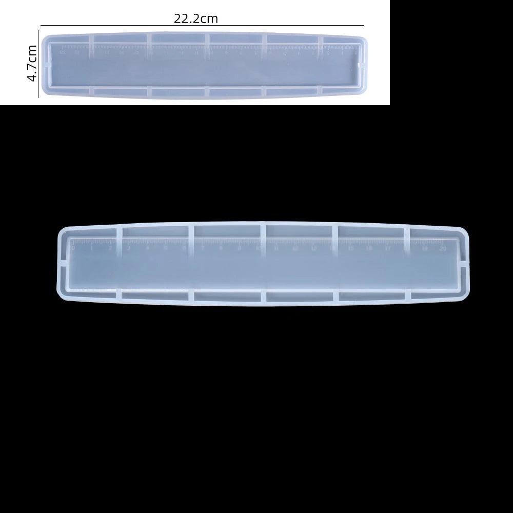 Ruler Epoxy Resin Silicone Mold Protractor Triangle Right Angle Ruler Mould DIY Craft Jewelry Making Tools Resin Casting Molds