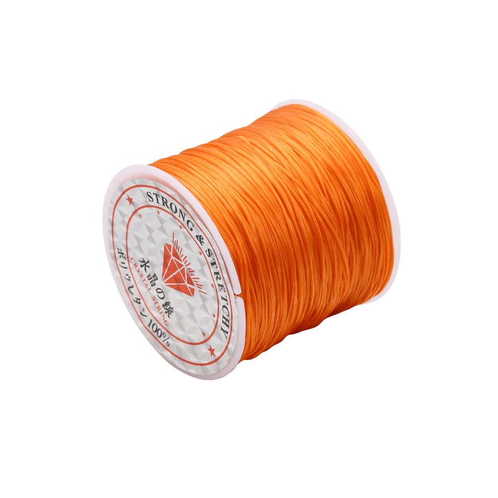 10/40M 1mm Elastic Thread Round Crystal Line Nylon Rubber Stretchy Cord Elastic Rope For DIY Jewelry Making Beading Bracelet