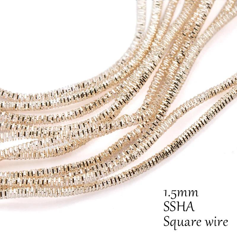 French Bullion Wire French Coil  Embroidery Silk Thread Sewing DIY Accessories Jewelry Making Embroidery Metalic Purl Wire
