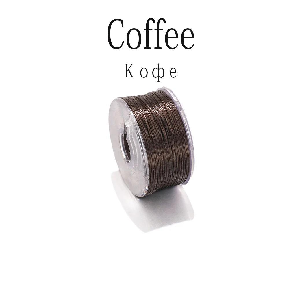 50Yards Nylon Bead Thread Nonelastic Beading Threads Seed Beads Cord Thread for DIY Bracelets Necklace Jewelry Making Supplies