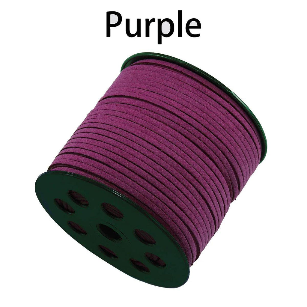 5/10/20m 2.5mm Flat Faux Suede Braided Cord Velvet Leather Rope Handmade Thread String for Jewelry Bracelet Necklace Keychain