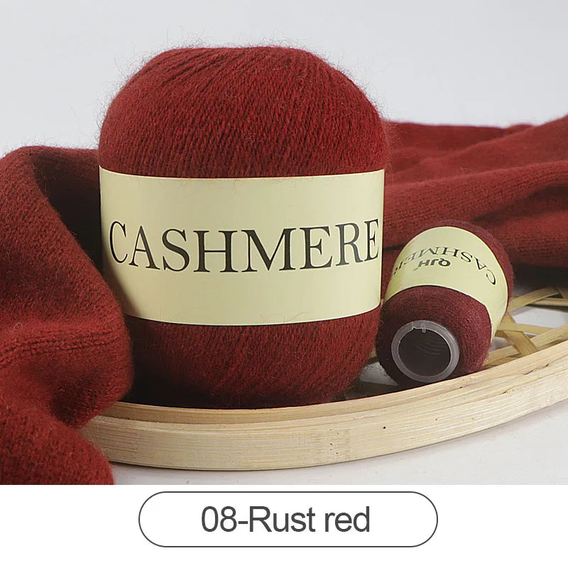 Ladies Cashmere Yarn Anti Pilling Soft Hand Knit Wool Balls