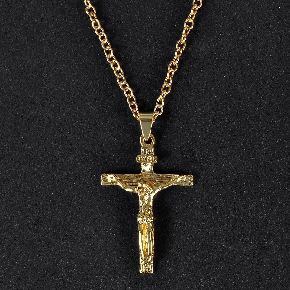 Fashion Choker Necklaces for Women 2022 Gun Cross Pendant Crystal Rhinestone Chain Necklace Women Men Punk Chains Jewelry Gift