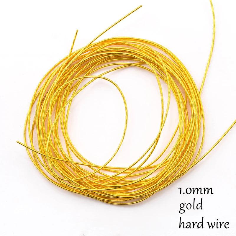 French Bullion Wire French Coil  Embroidery Silk Thread Sewing DIY Accessories Jewelry Making Embroidery Metalic Purl Wire