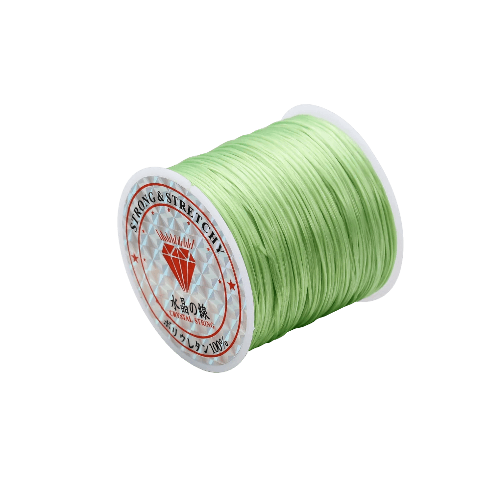 10/40M 1mm Elastic Thread Round Crystal Line Nylon Rubber Stretchy Cord Elastic Rope For DIY Jewelry Making Beading Bracelet