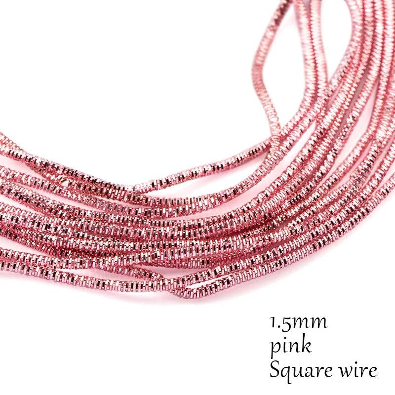 French Bullion Wire French Coil  Embroidery Silk Thread Sewing DIY Accessories Jewelry Making Embroidery Metalic Purl Wire