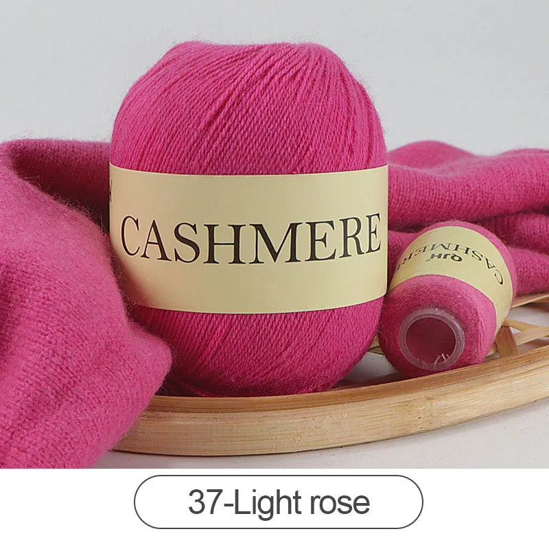 Ladies Cashmere Yarn Anti Pilling Soft Hand Knit Wool Balls