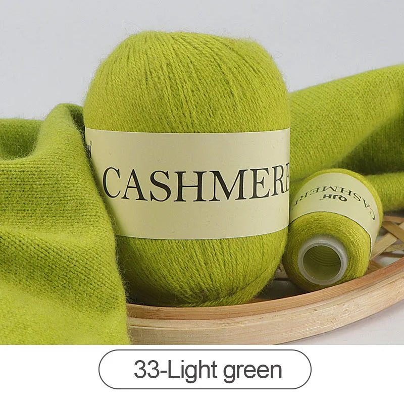 Ladies Cashmere Yarn Anti Pilling Soft Hand Knit Wool Balls
