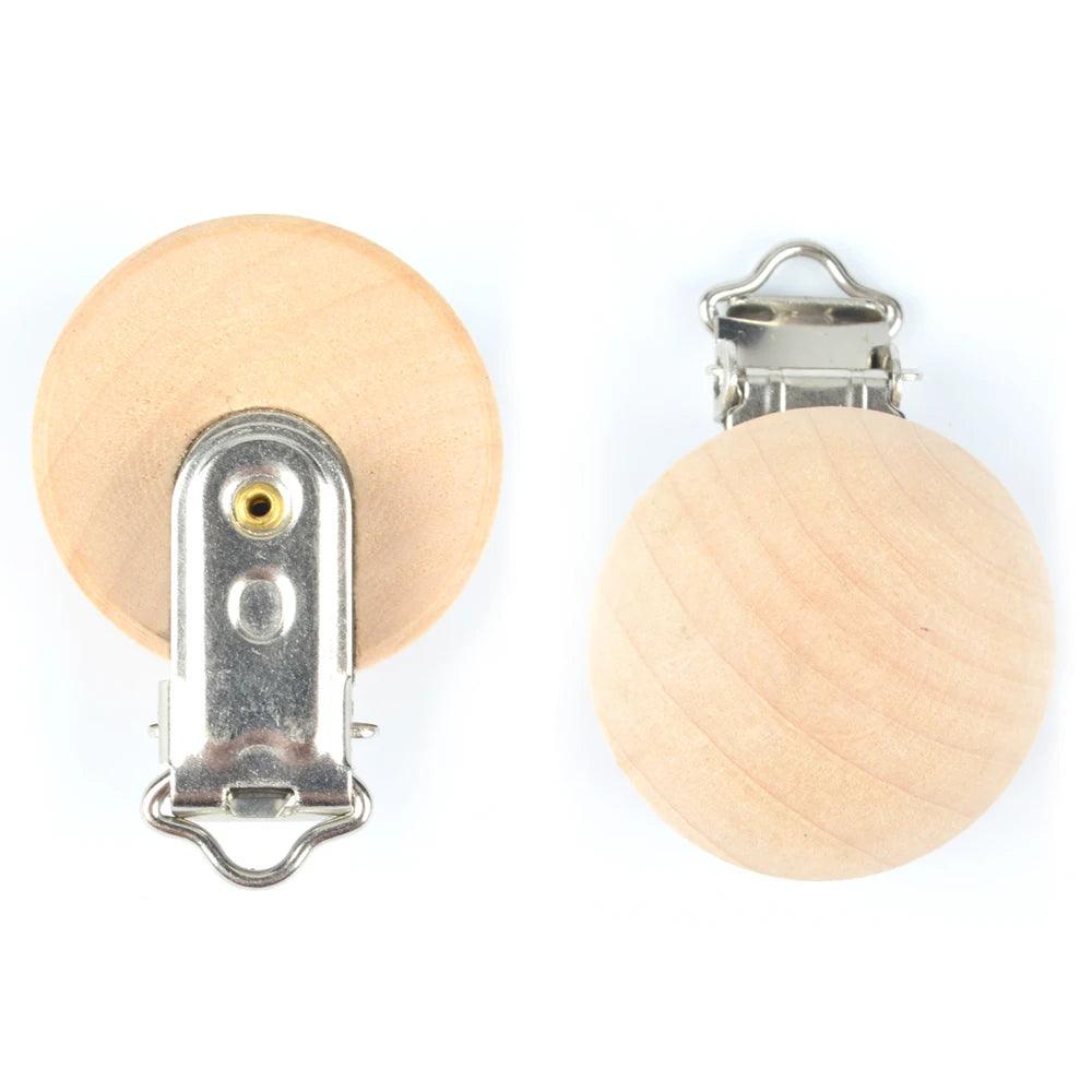 LOFCA Wooden Clip 5pcs/lot Making DIY Silicone Beads  jewelry clip Pendant  accessories clips for  Necklace Jewelry Accessories