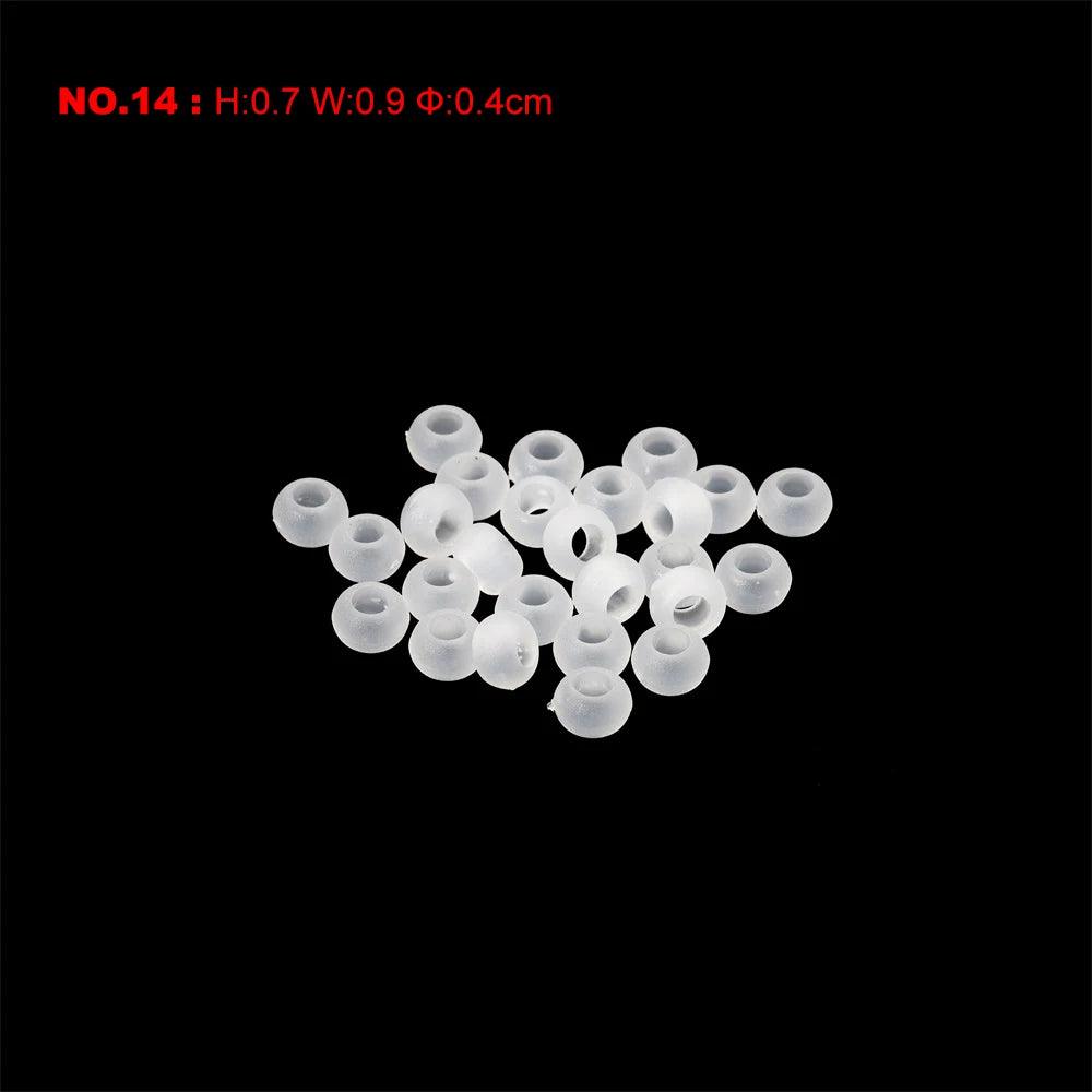 10pcs Cord Lock Plastic Stopper Cord Ends Toggles Clip Buckle Transparent Clear Frost For Shoelace Clothing DIY Bag Accessories