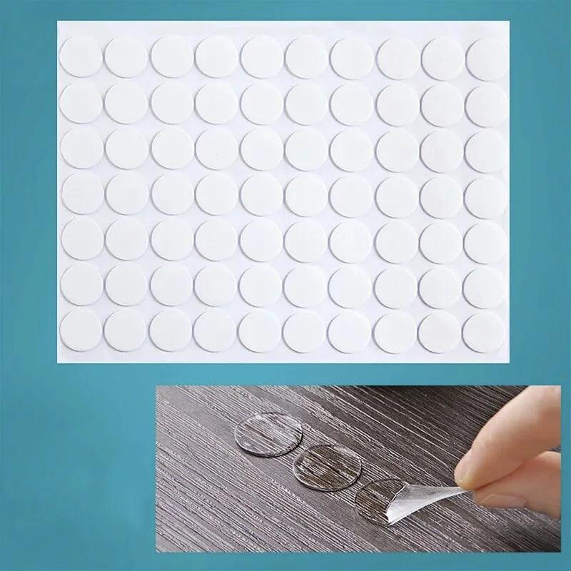 Round Traceless Transparent Double-sided Tape Adhesive Fixed Sticker DIY Candles Wick Making Accessories - Winord