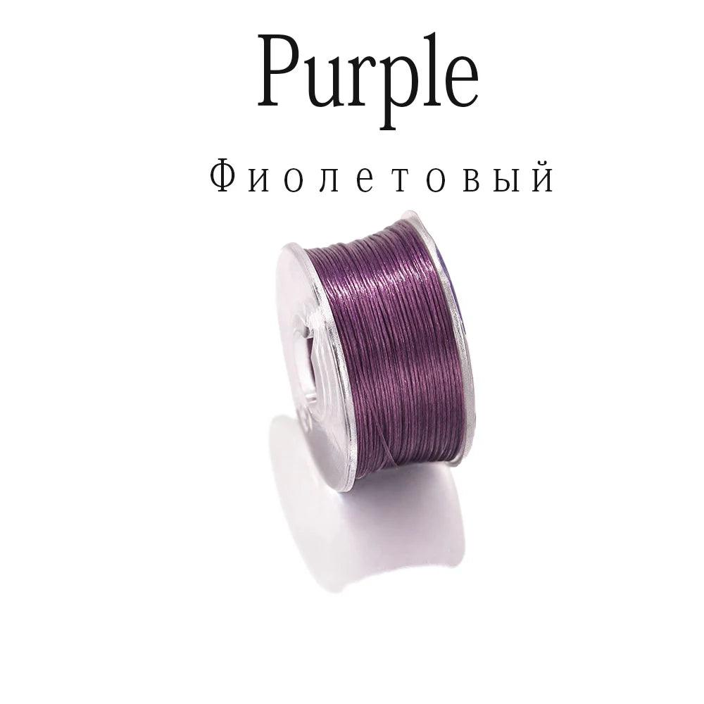 50Yards Nylon Bead Thread Nonelastic Beading Threads Seed Beads Cord Thread for DIY Bracelets Necklace Jewelry Making Supplies