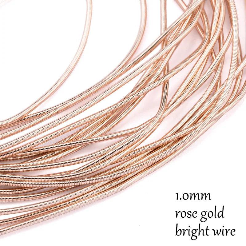 French Bullion Wire French Coil  Embroidery Silk Thread Sewing DIY Accessories Jewelry Making Embroidery Metalic Purl Wire