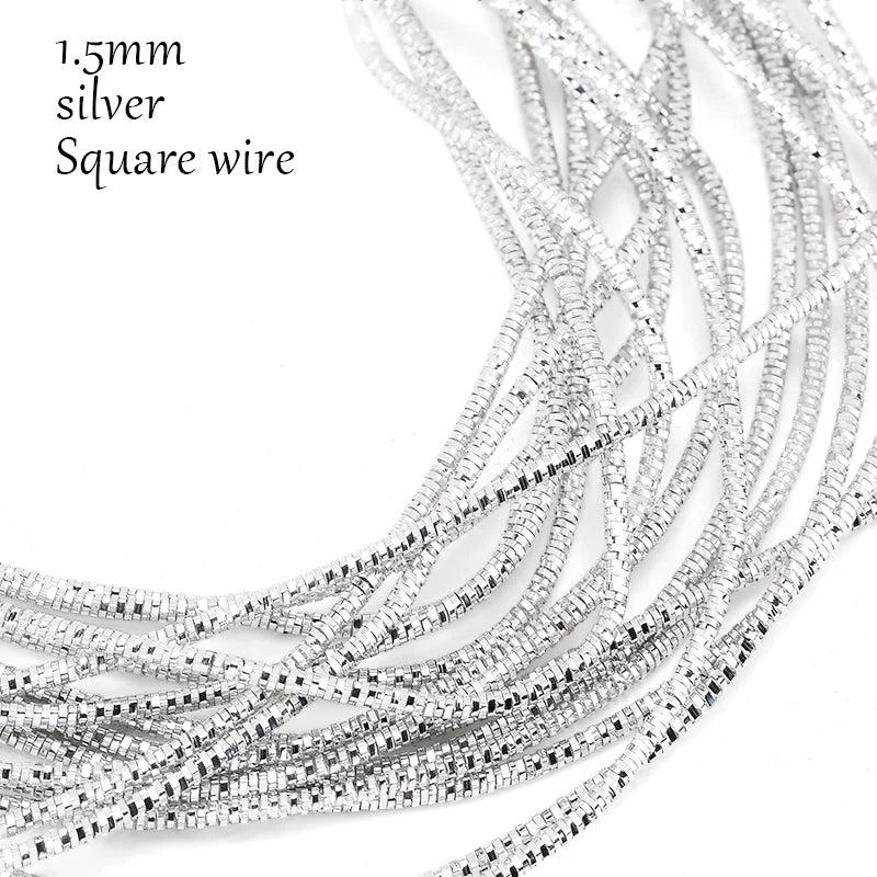 French Bullion Wire French Coil  Embroidery Silk Thread Sewing DIY Accessories Jewelry Making Embroidery Metalic Purl Wire