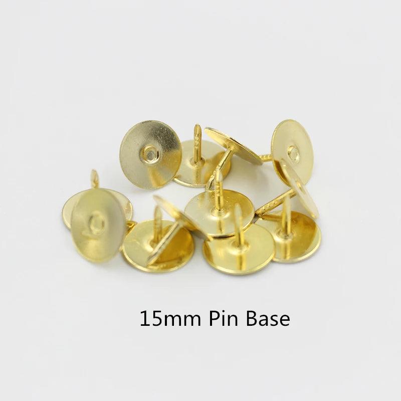 50pcs Rubber Brooch Button Clasps Pin Back Clutch Care Cap Nail Tie Back Stoppers Squeeze Badge Holder Jewelry Accessories