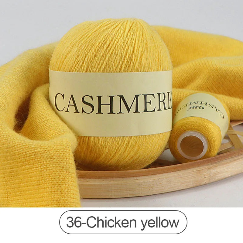 Ladies Cashmere Yarn Anti Pilling Soft Hand Knit Wool Balls