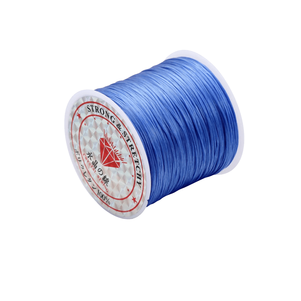 10/40M 1mm Elastic Thread Round Crystal Line Nylon Rubber Stretchy Cord Elastic Rope For DIY Jewelry Making Beading Bracelet