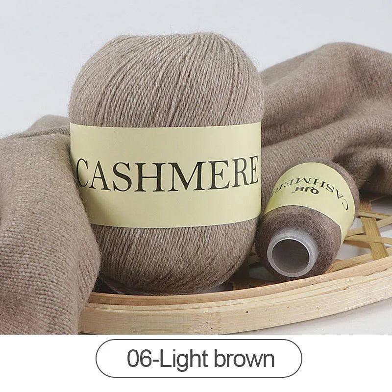 Ladies Cashmere Yarn Anti Pilling Soft Hand Knit Wool Balls