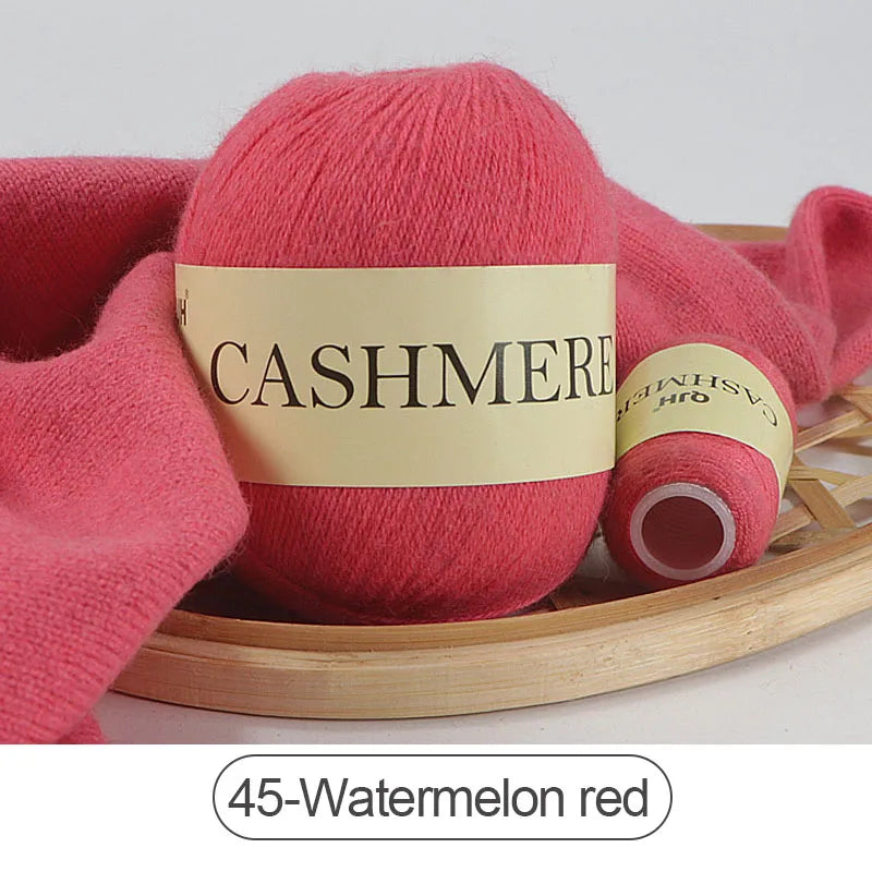 Ladies Cashmere Yarn Anti Pilling Soft Hand Knit Wool Balls