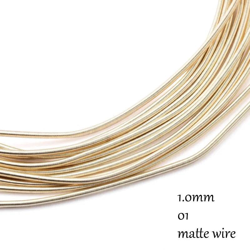 French Bullion Wire French Coil  Embroidery Silk Thread Sewing DIY Accessories Jewelry Making Embroidery Metalic Purl Wire